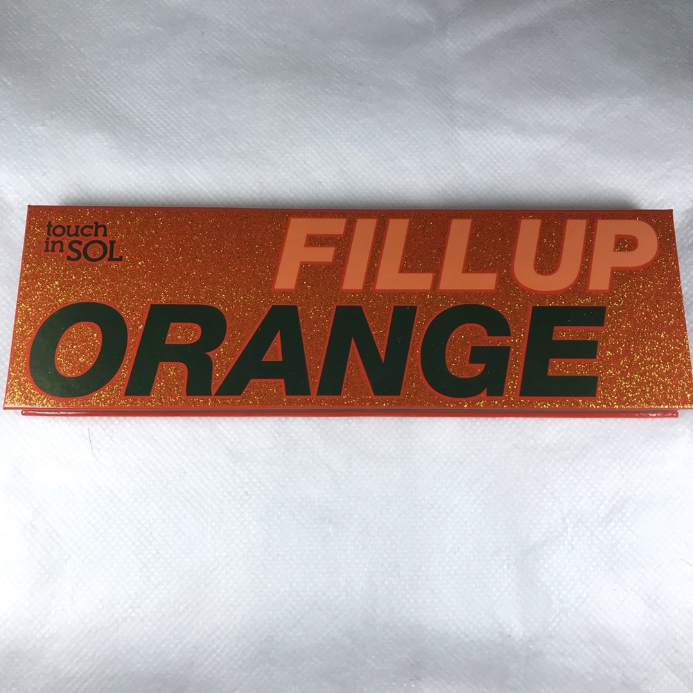 touch in SOL Fill Up Orange Eyeshadow Palette